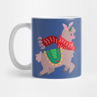 Christmas Llama Mug